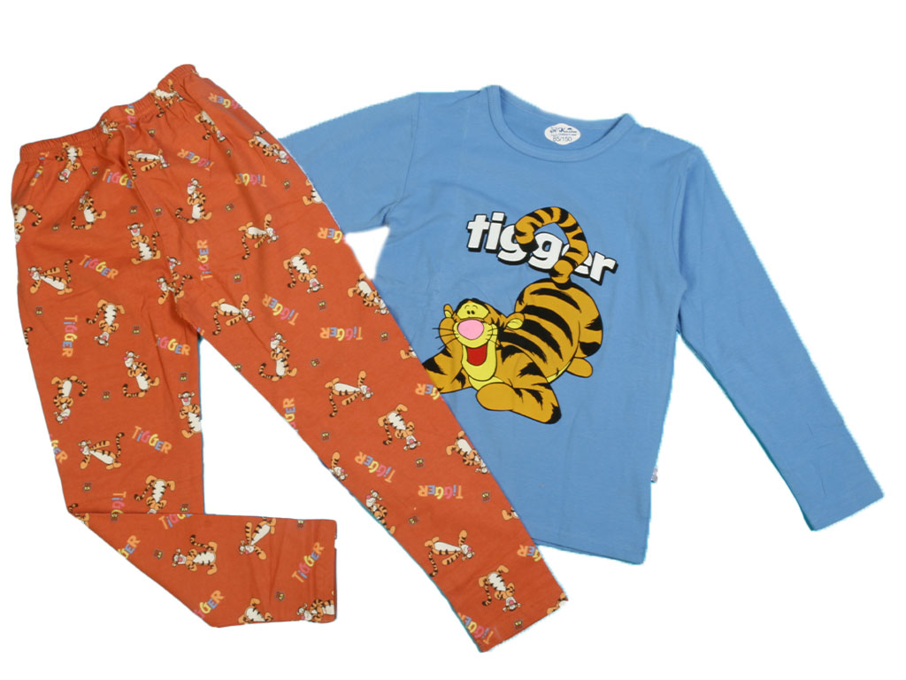 بلوز و شلوار راحتی پسرانه طرح tigger کو باو KUBAO