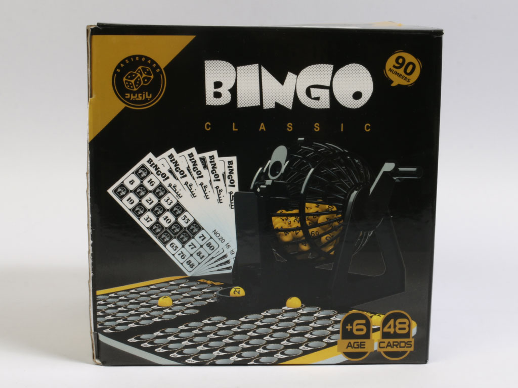 بازی فکری دبرنا مدل گردونه دار با 48 کارت و 90 شماره (بینگو bingo)