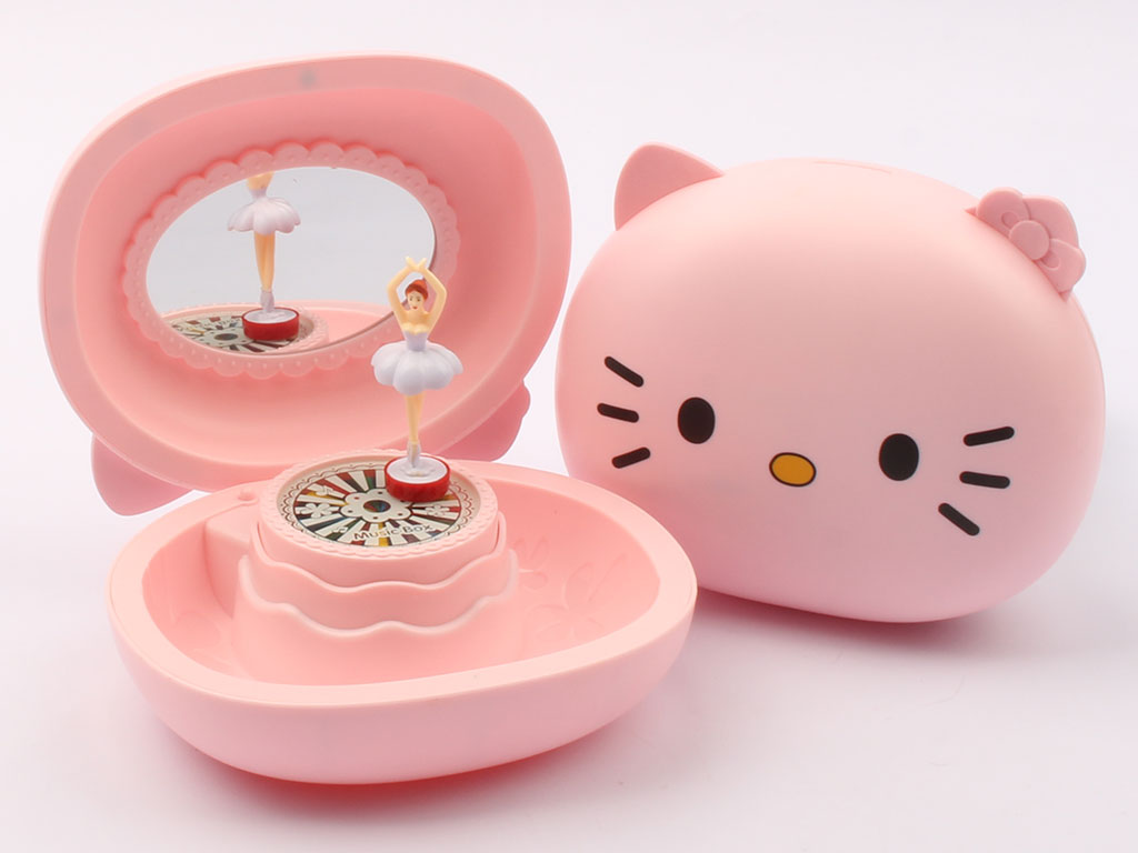 جعبه جواهرات موزیکال دخترانه هلوکیتی Hello kitty