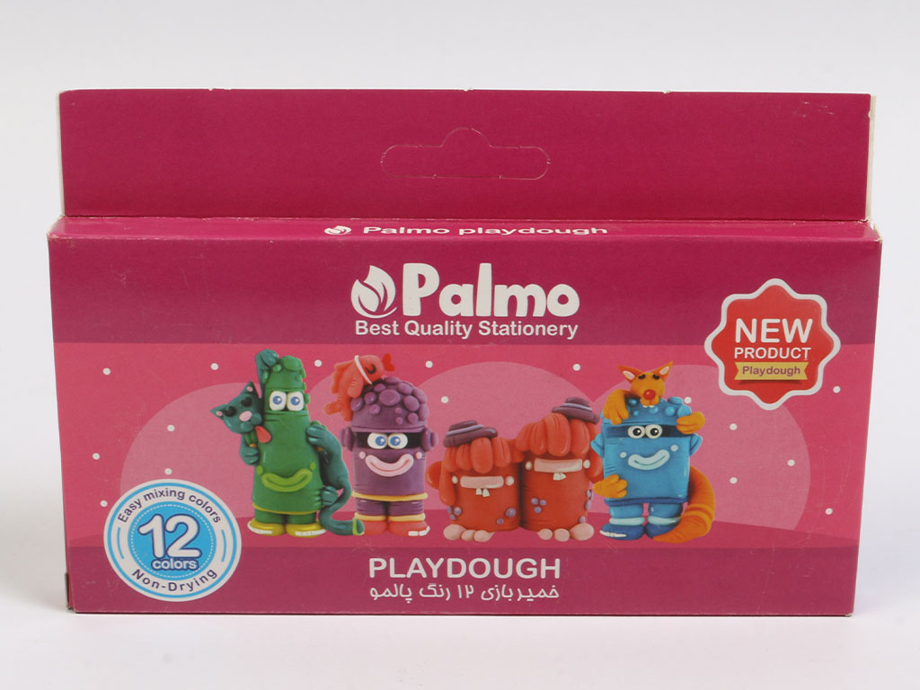 خمیر بازی 12 رنگ palmo