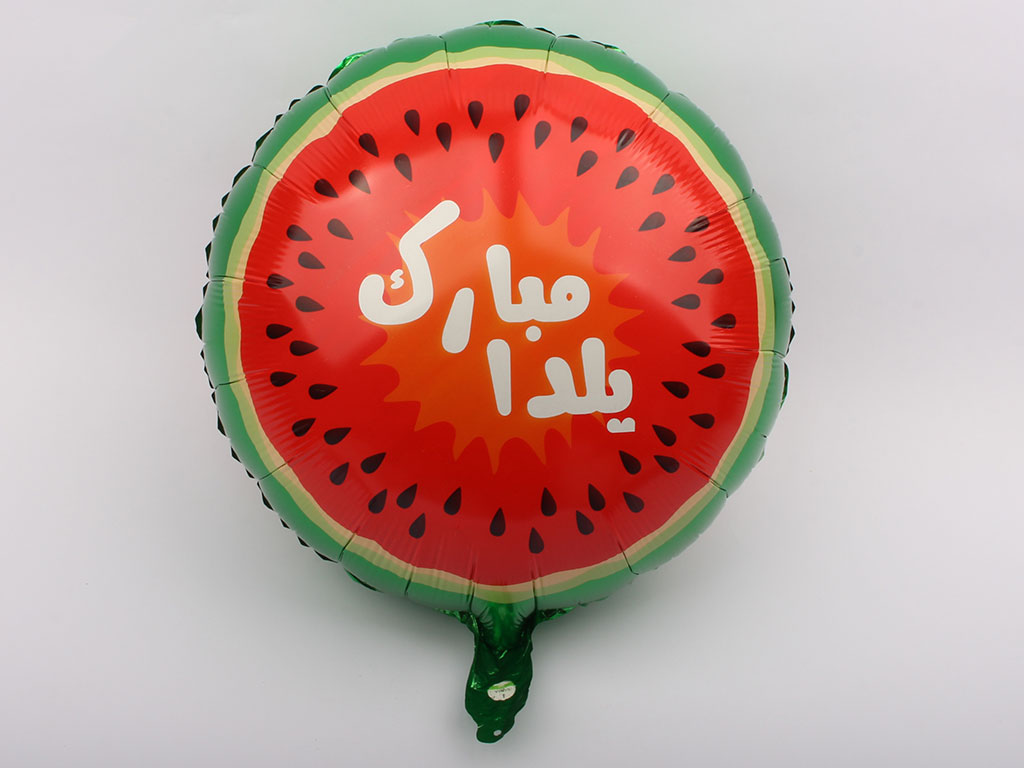 بادکنک فویلی هندوانه یلدا
