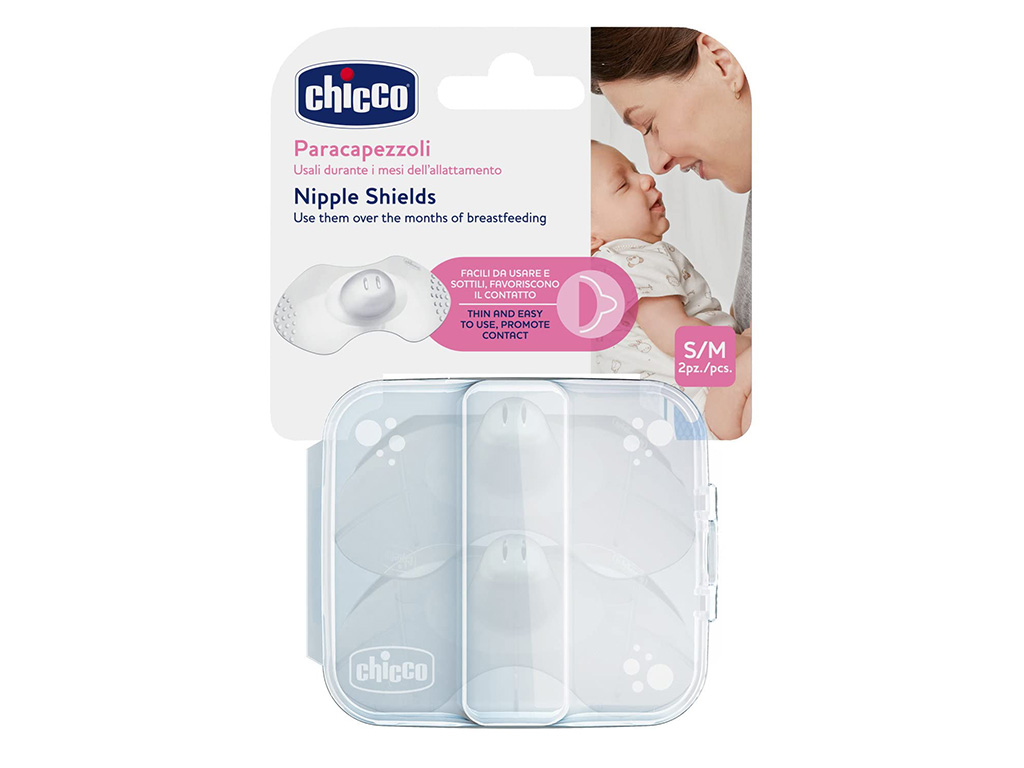 محافظ سیلیکونی سینه سایز کوچک -متوسط دو عددی چیکو Chicco