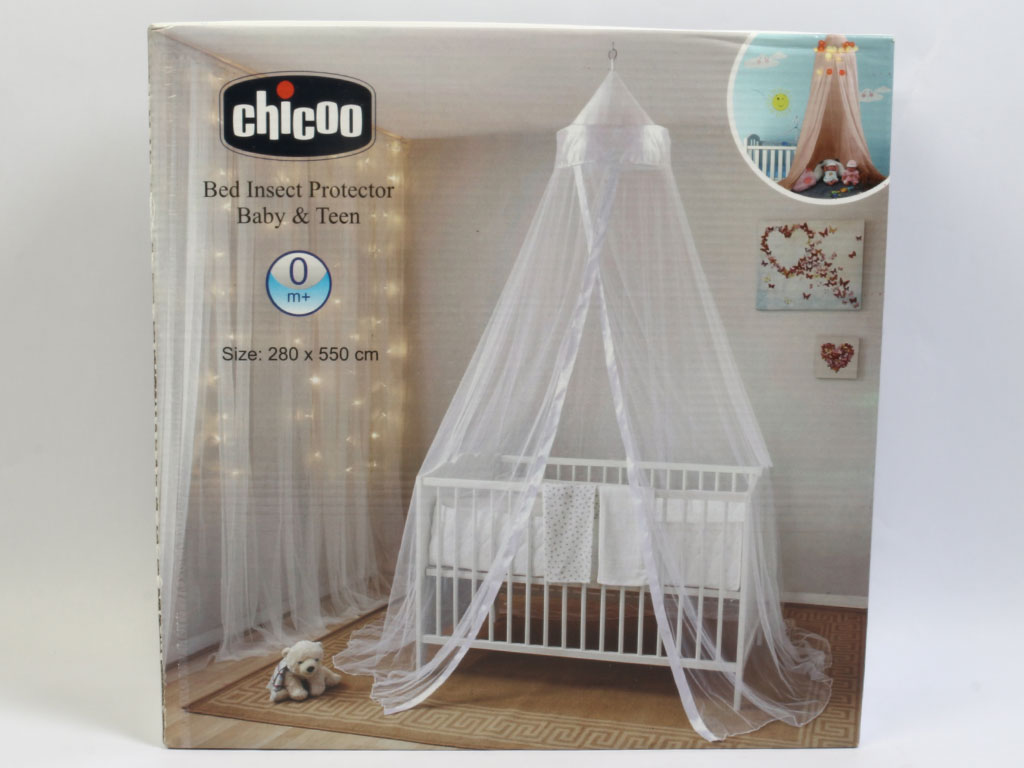 تور حریر بالای تخت کودک چیکو chicoo
