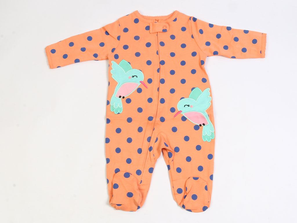 سرهمی دخترانه جورابدار طرح پرنده کارترز carters