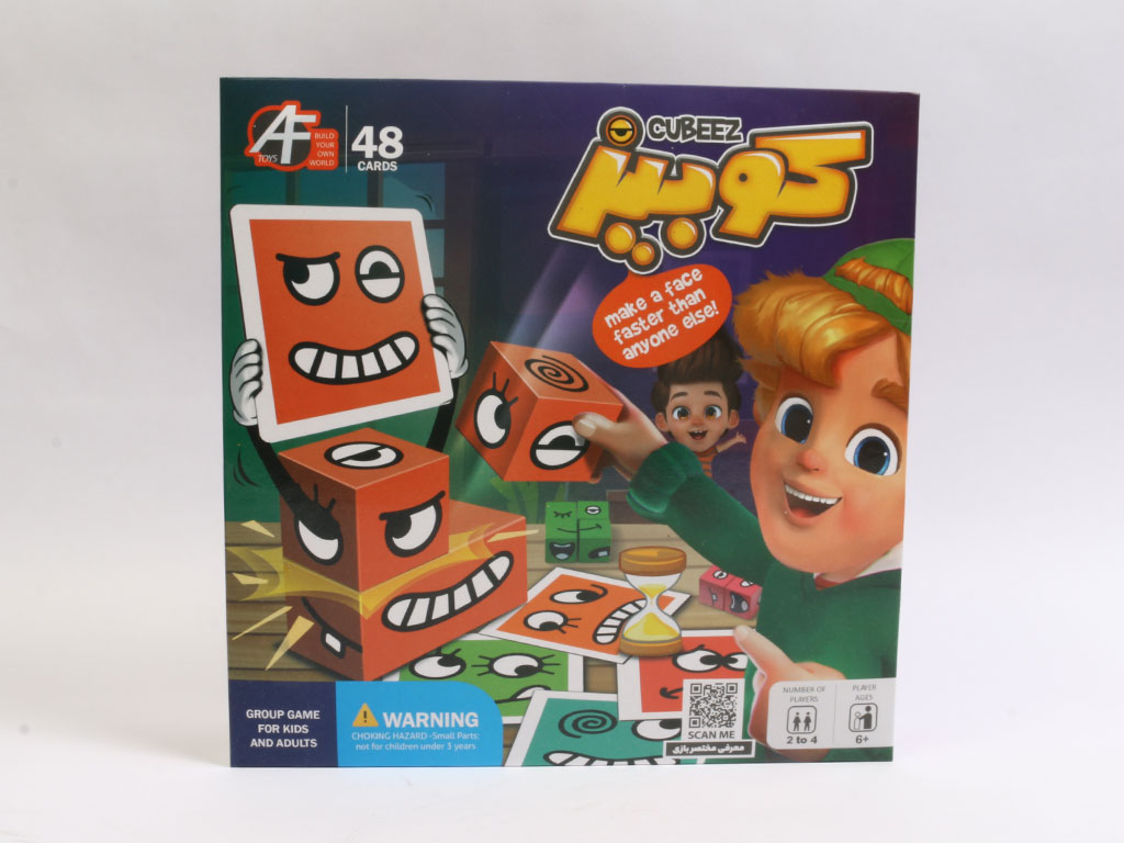 بازی فکری کوبیز CUBEEZ با 48 کارت آرمان فردا AF toys