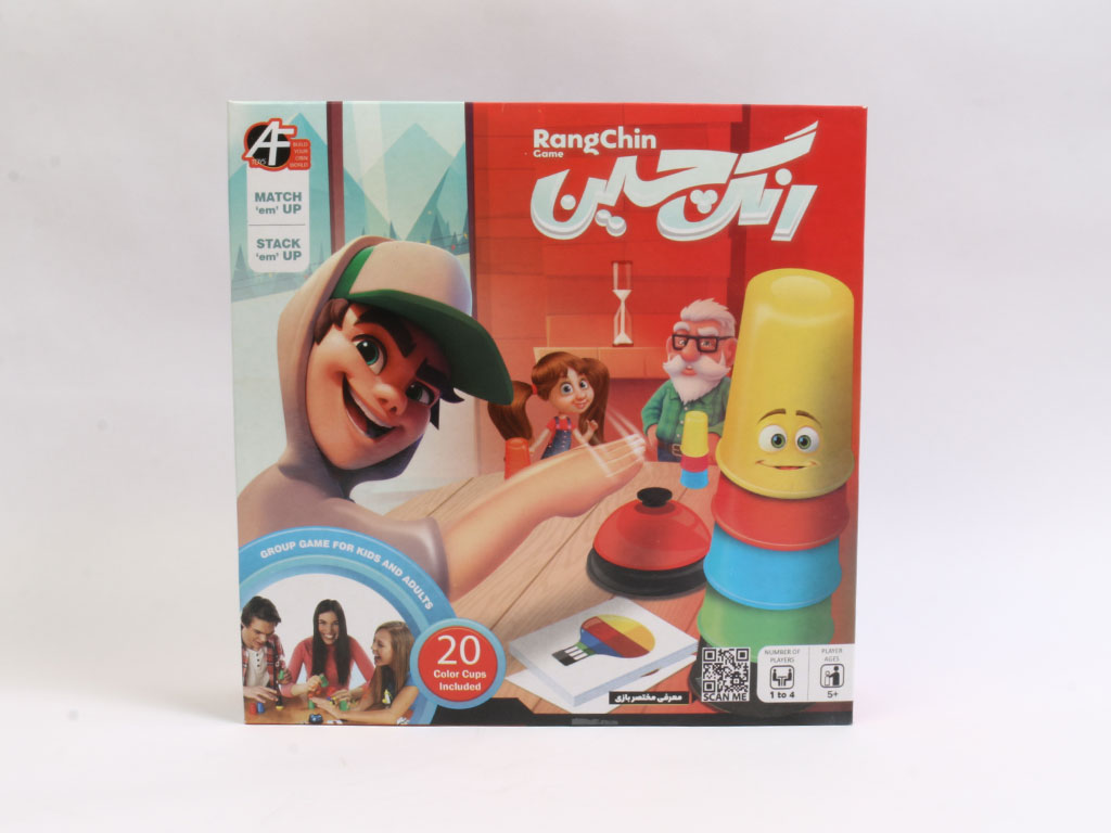 بازی فکری و رومیزی رنگ چین 4 نفره آرمان فردا AF toys