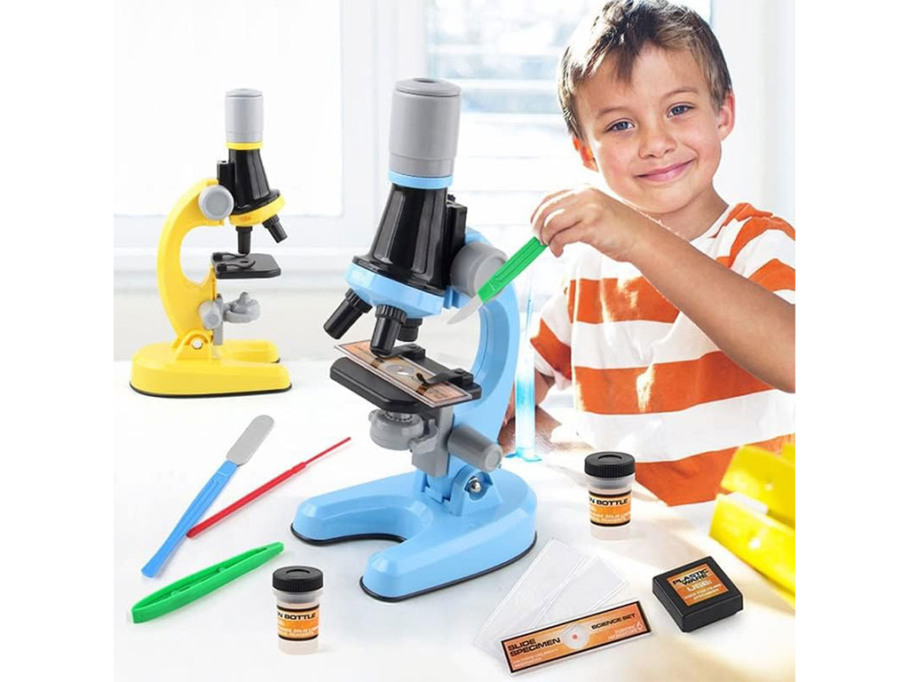 میکروسکوپ نوری تک چشمی اسباب بازی مدل SCIENTIFIC MICROSCOPE 1200X