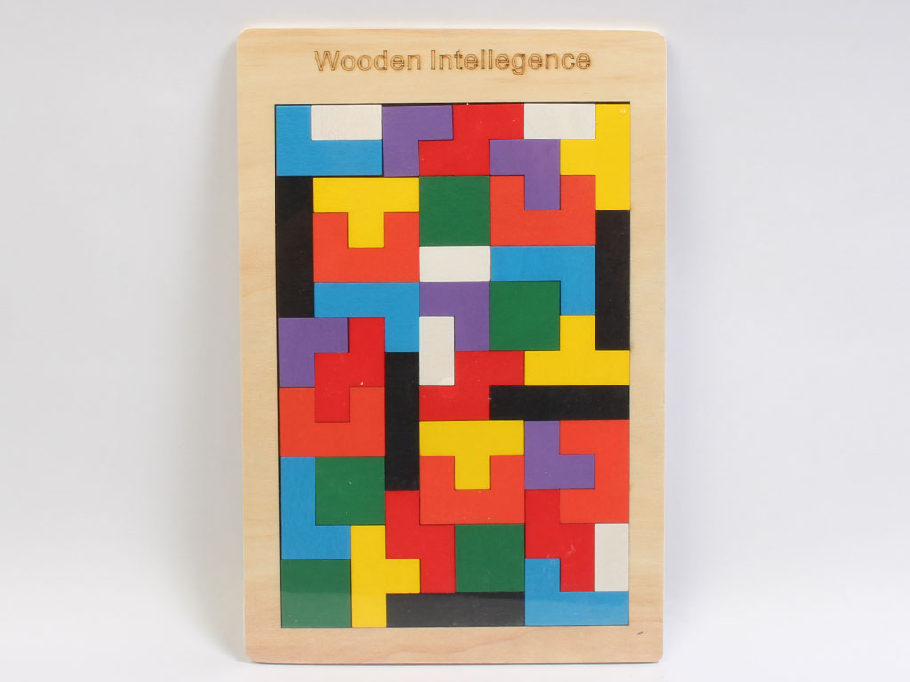 بازی فکری کاتامینو (تتریس) چوبی مدل  wooden intellegence