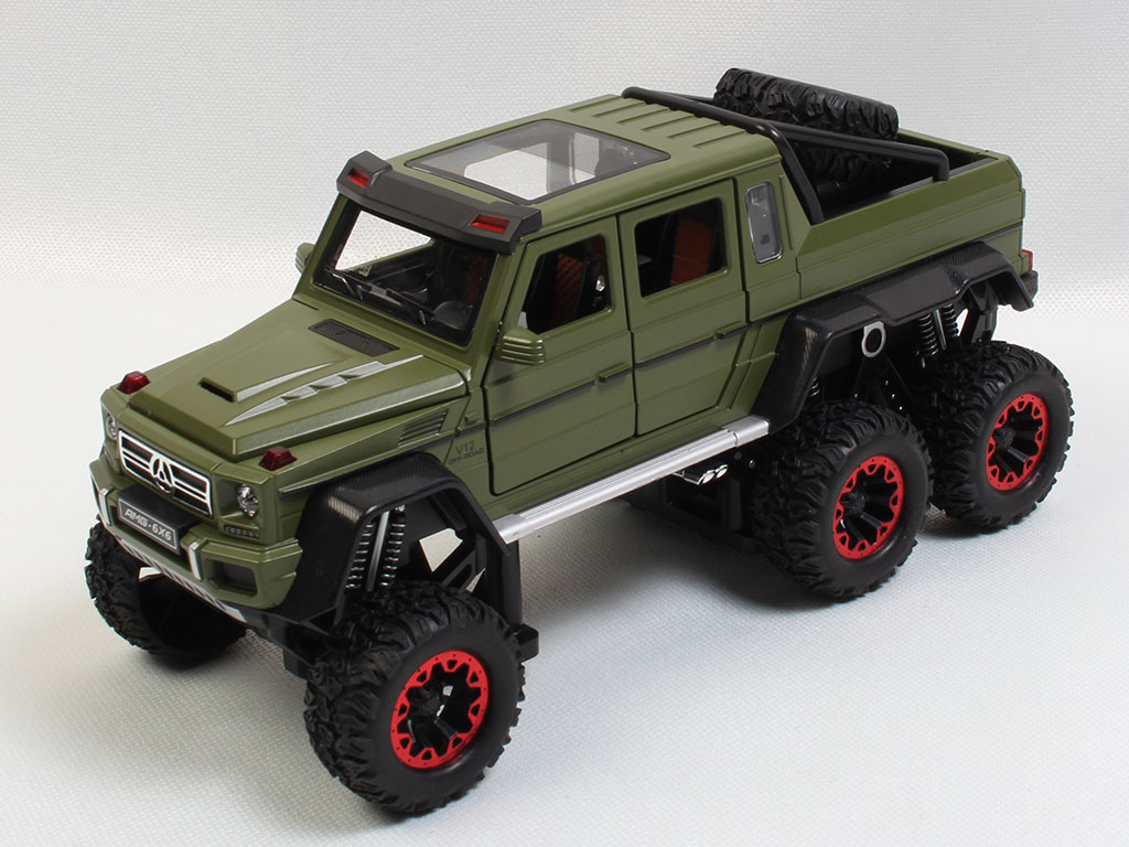 ماشین فلزی عقب کش، شارژی، موزیکال و دود زا طرح OFF ROAD اسباب بازی