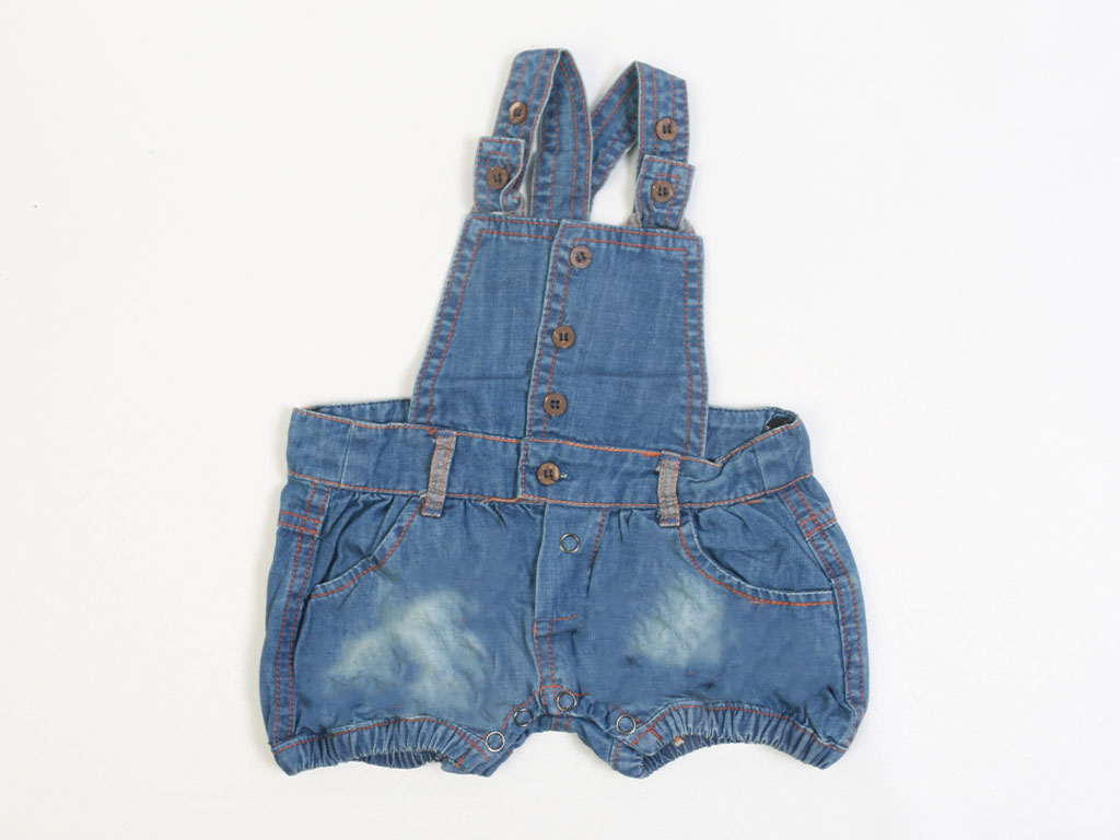شلوارک جین پیشبندی نوزادی بیبی گپ baby gap