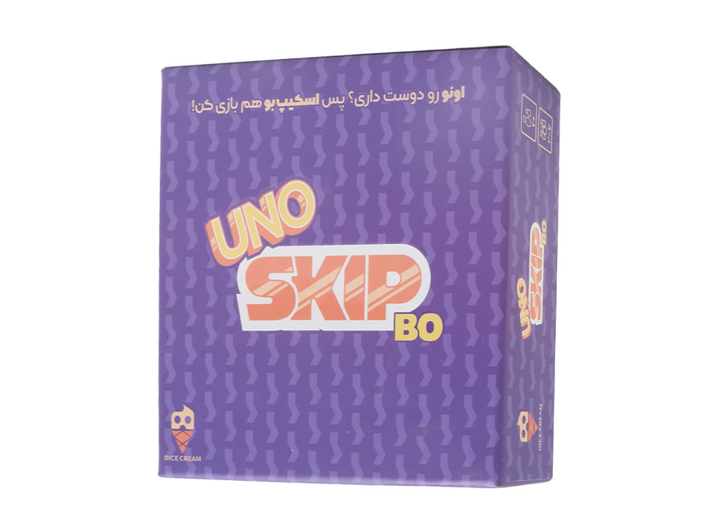 بازی کارتی و رومیزی اسکیپ بو مدل اونو نسخه 108 کارتی Dice cream