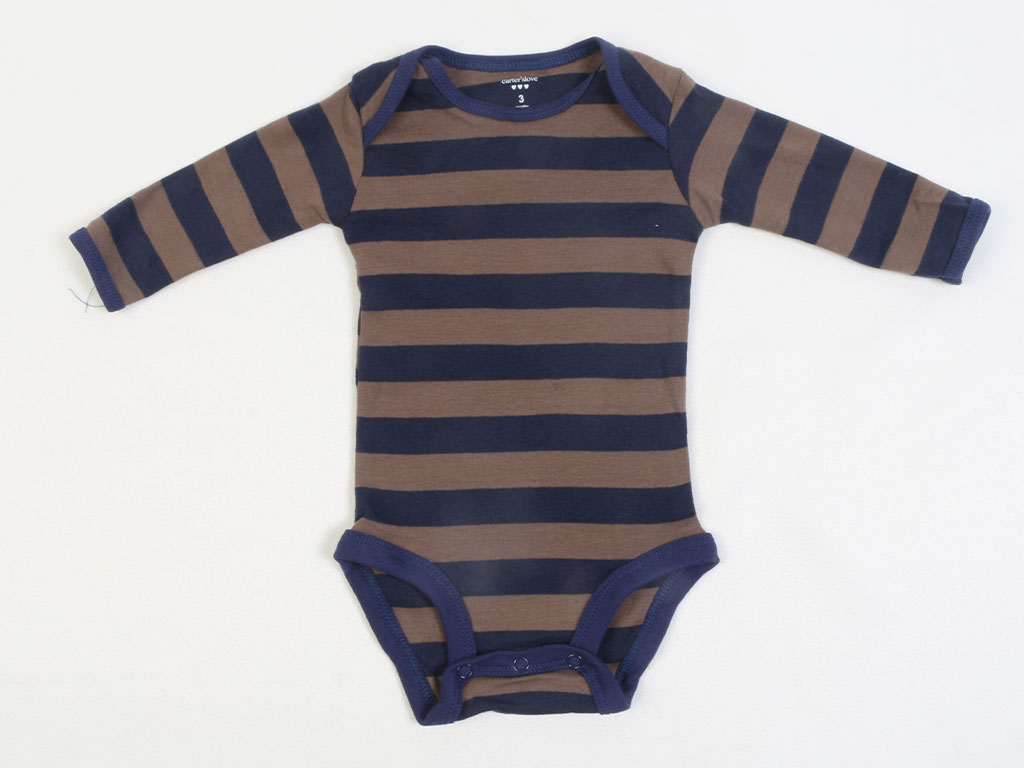 بادی آستین بلند نوزادی پسرانه 3 ماه کارترز CARTERS