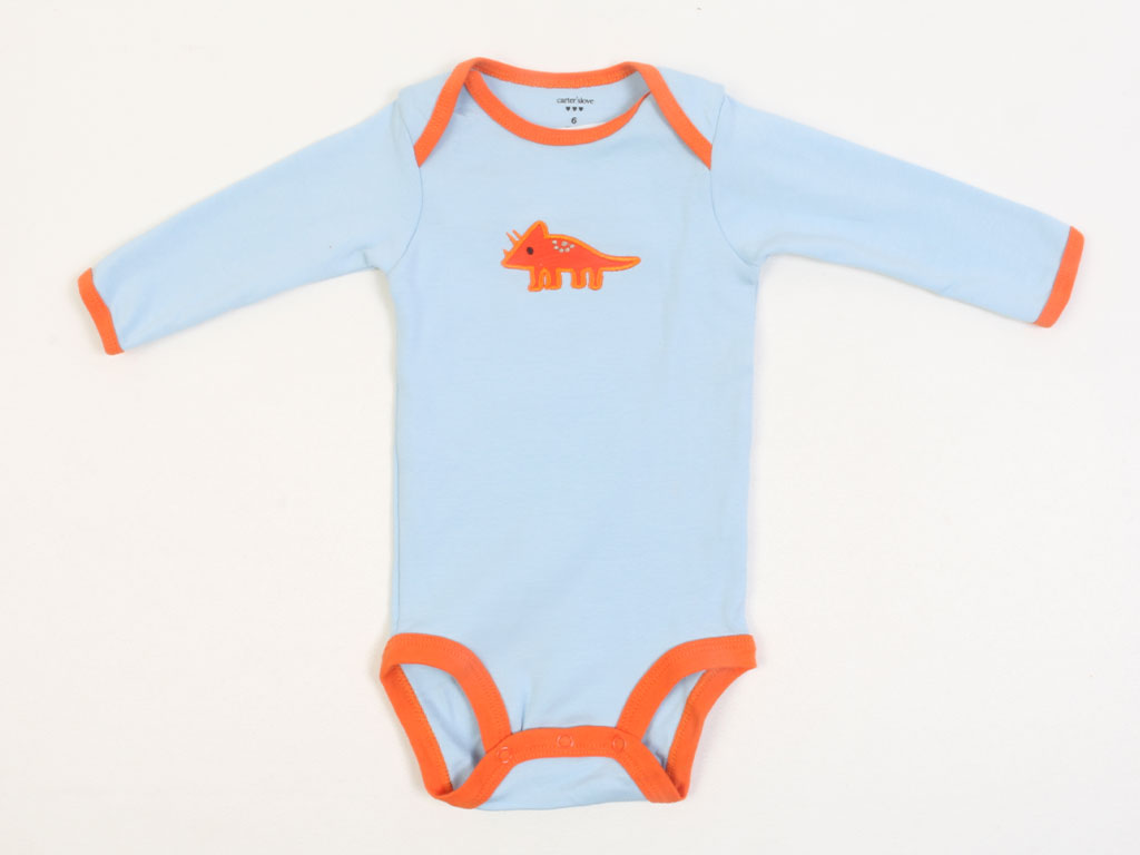 بادی آستین بلند نوزادی پسرانه 6 ماه کارترز CARTERS