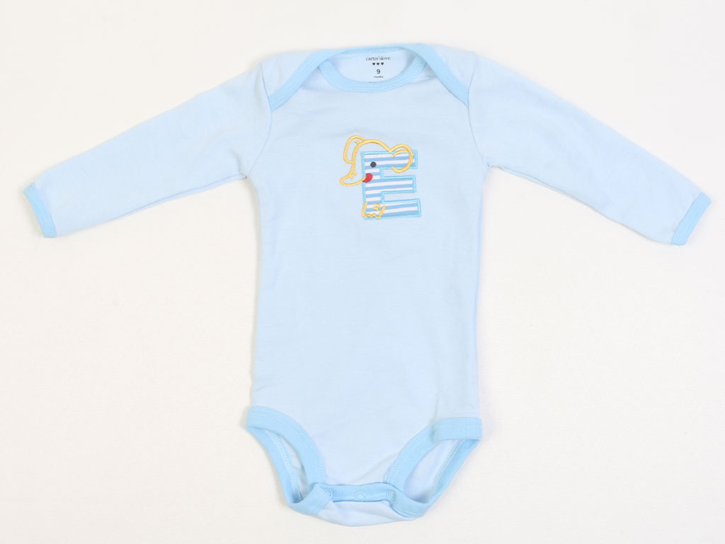بادی آستین بلند نوزادی پسرانه 9 ماه کارترز CARTERS