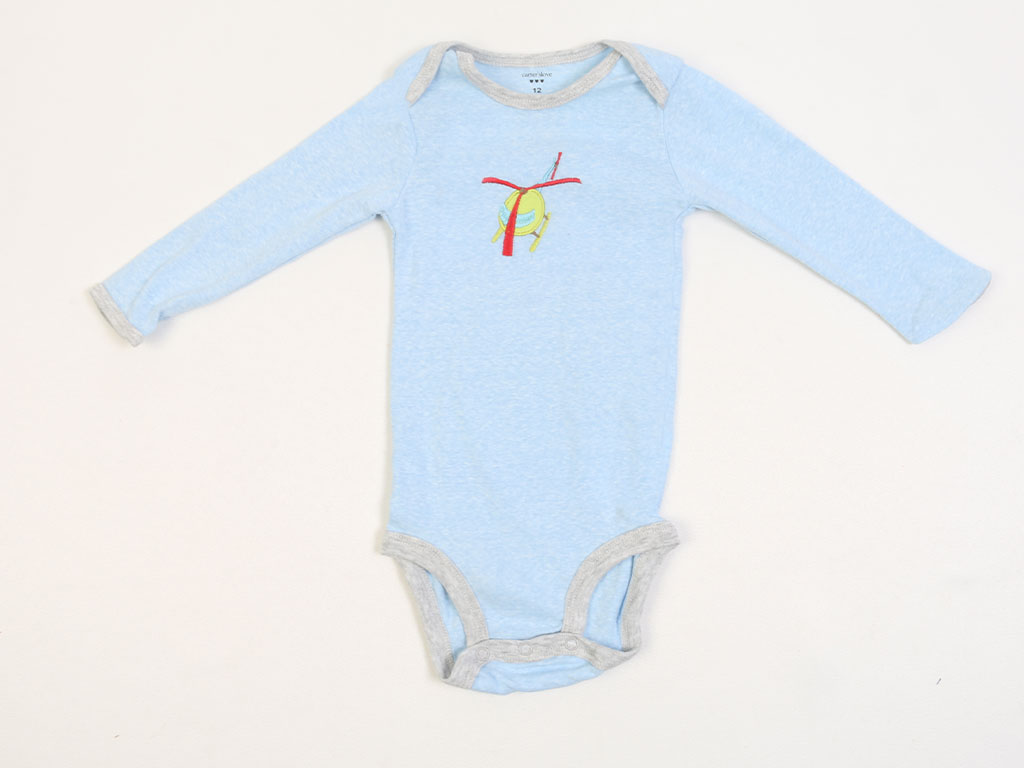 بادی آستین بلند نوزادی پسرانه 12 ماه کارترز CARTERS