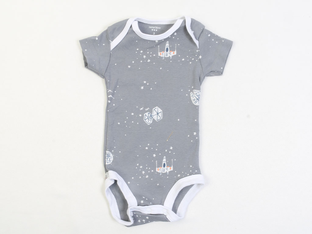 بادی آستین کوتاه نوزادی 3 ماه کارترز CARTERS