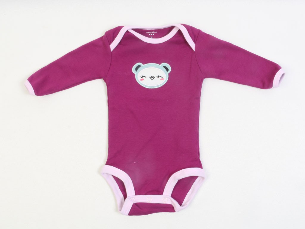 بادی آستین بلند نوزادی دخترانه 3 ماه کارترز CARTERS