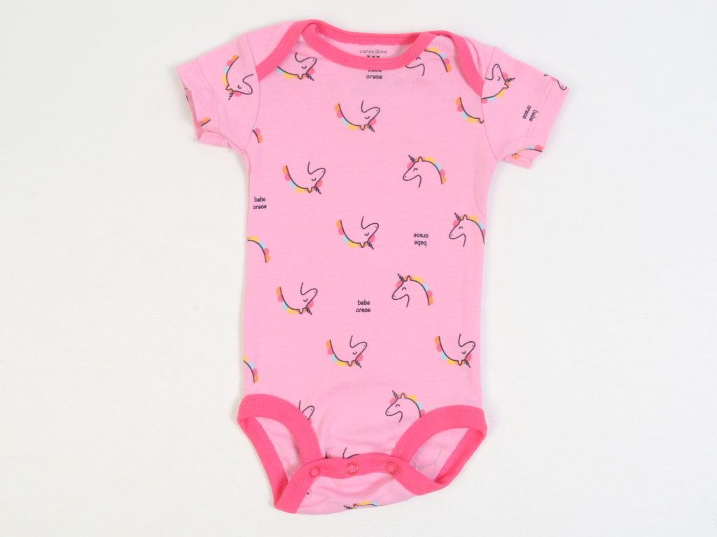 بادی آستین کوتاه نوزادی دخترانه 6 ماه کارترز CARTERS