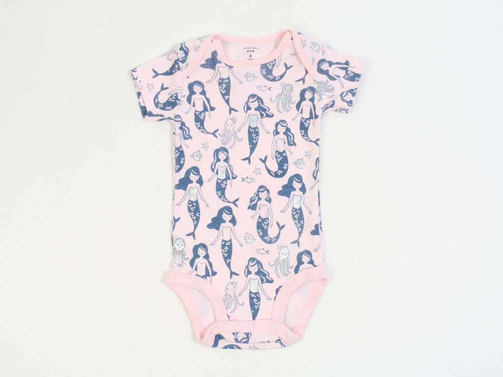 بادی آستین کوتاه نوزادی دخترانه 9 ماه کارترز CARTERS