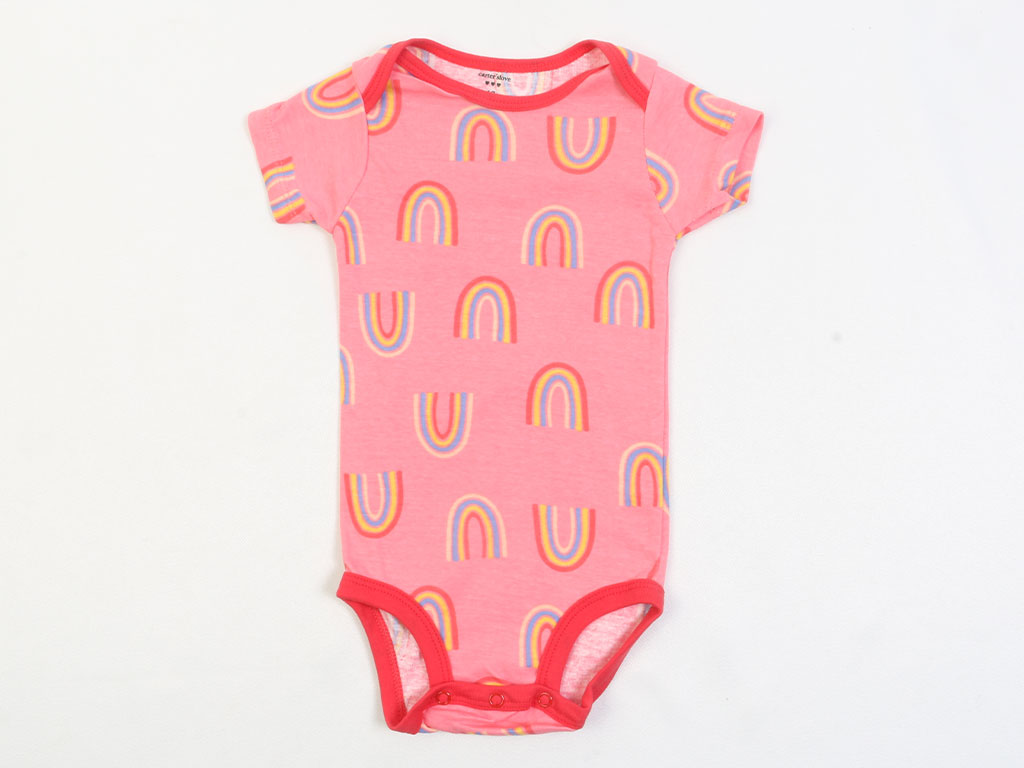 بادی آستین کوتاه نوزادی دخترانه 12 ماه کارترز CARTERS