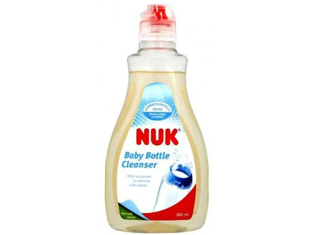 مایع استریل و ضدعفونی کننده لوازم نوزاد و کودک 380 میلی لیتر ناک nuk