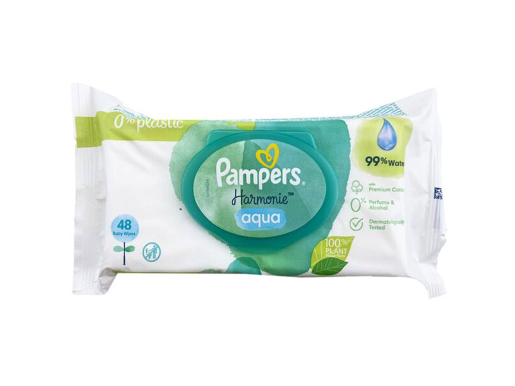 دستمال مرطوب 48 عددی AQUA PAMPERS