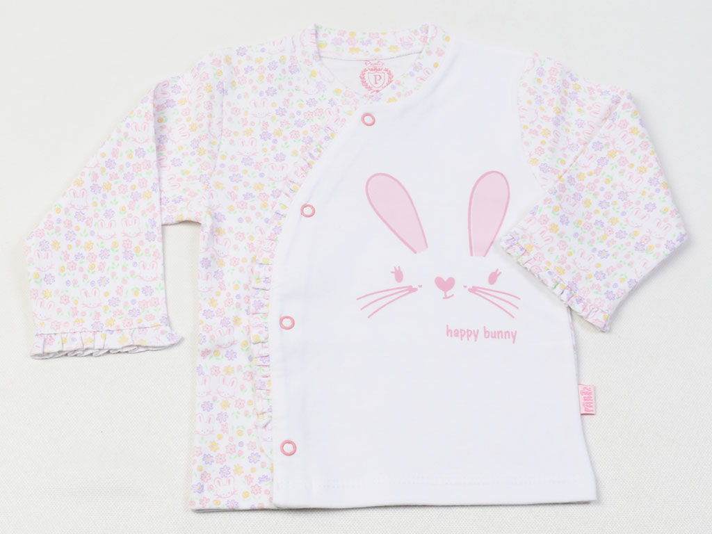 بلوز مانتویی نوزادی دخترانه مدل Happy bunny پاریز Pariz
