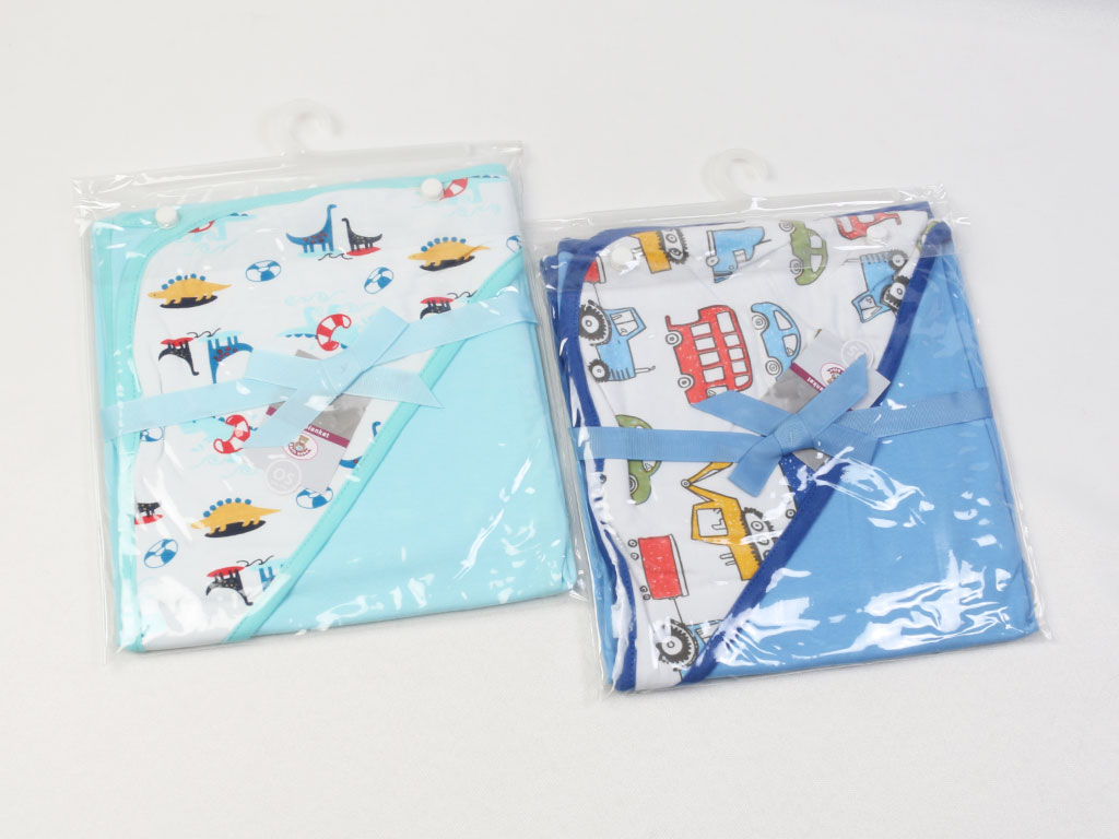 دور پیچ کلاهدار نوزادی بیبی بلانکت baby blanket