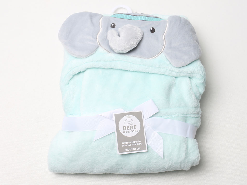 پتو کلاهدار عروسکی طرح فیل  bebe comfort