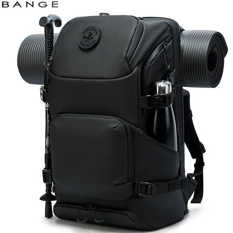 کوله‌پشتی سفری بنج BANGE مدل FW-229 اصل | ضدآب، 30 لیتر، جای کفش، 15.6 اینچ، مناسب سفر و کوهنوردی