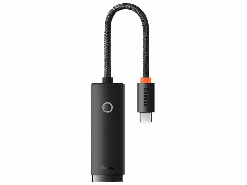 کابل تبدیل تایپ سی به پورت شبکه RJ45 LAN بیسوس Baseus Lite Series Port Ethernet Adapter Type-C To Rj45 100Mbps WKQX000201