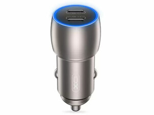 شارژر موبایل داخل ماشین تایپ سی دو پورت 40 وات ایکس او XO CC51 Intelligent Dual PD40W Car Charger