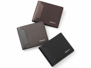 کیف پول مردانه ضد سرقت تاشو سانی ستی SUNICETY RFID anti-theft canvas men's wallet S3019