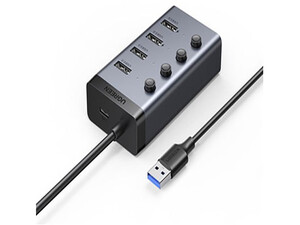 هاب 4 در 1 یوگرین Ugreen 4IN1 USB HUB 3.0 Adapter cm613-90874