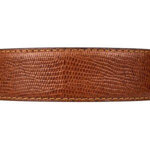 کمربند مردانه ریلی چرم طبیعی مدل Lizard Leather