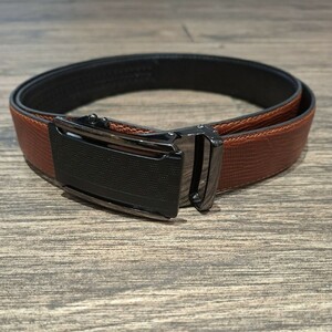 کمربند مردانه ریلی چرم طبیعی مدل Lizard Leather