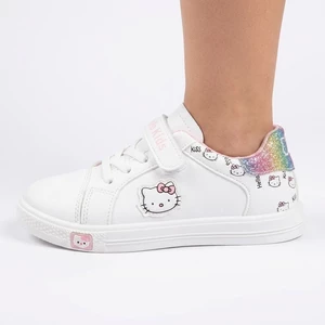 کتانی سفید  دخترانه  طرح Hello Kitty
