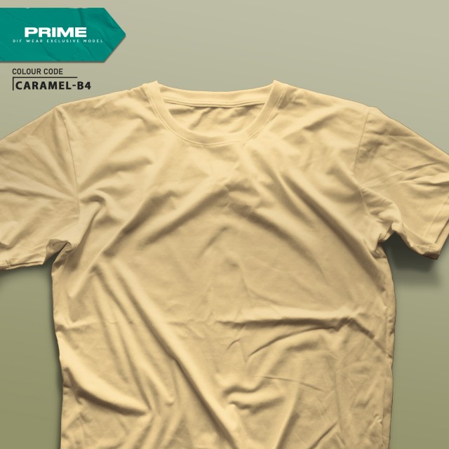 تیشرت طرح انتخابی PRIME-4XL65.78-CARAMEL-C4