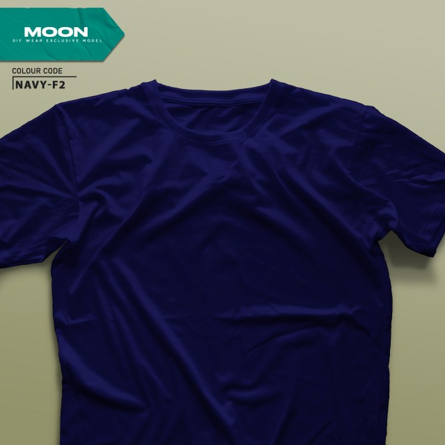 تیشرت طرح انتخابی MOON-L50.70-BLACK