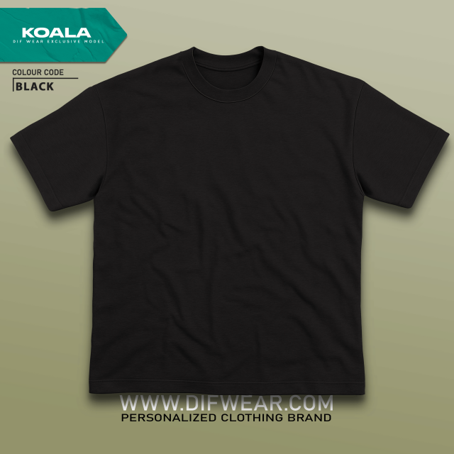 تیشرت طرح انتخابی KOALA-3XL62.77-BLACK