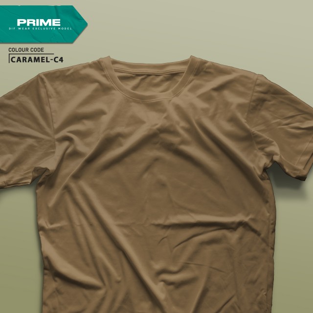 تیشرت طرح انتخابی PRIME-L48.70-CARAMEL-C4