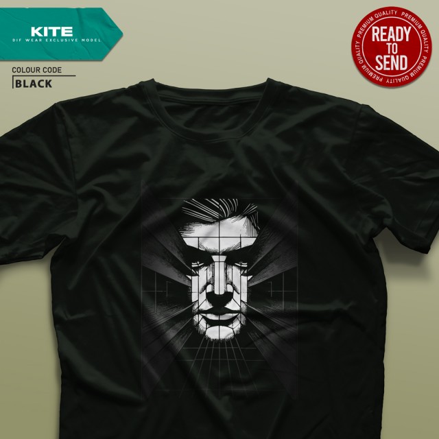 تیشرت ارسال فوری KITE-XXL56.76-BLACK