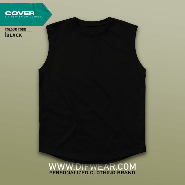 تیشرت طرح انتخابی COVER-XXL58x80-BLACK