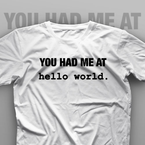 تیشرت Programming: Hello World #6