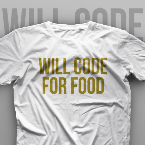 تیشرت Programming: Will Code For Food #5