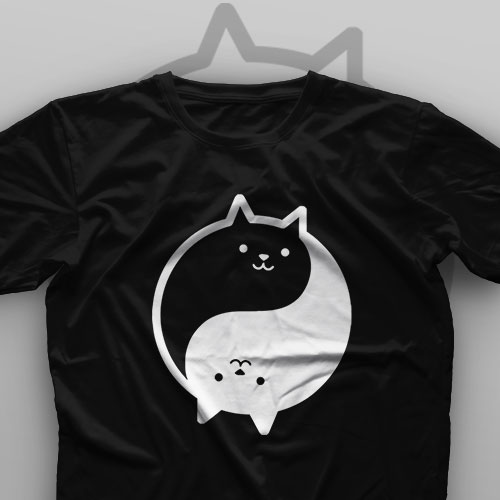 تیشرت Yin And Yang Cat #2