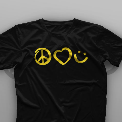 تیشرت Peace, Love, Smile