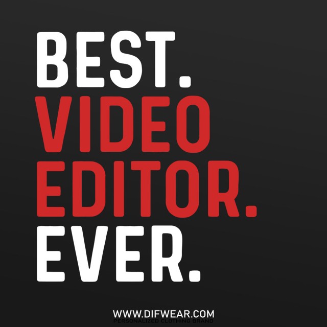 تیشرت Video Editor #1
