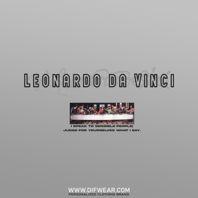 تیشرت Leonardo da Vinci #8