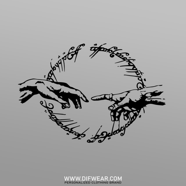 تیشرت Michelangelo ft. Lord Of The Rings